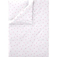 LIVARNO® Kinder Bettwäsche Edel-Renforcé, 135 x 200 cm (Weiß)