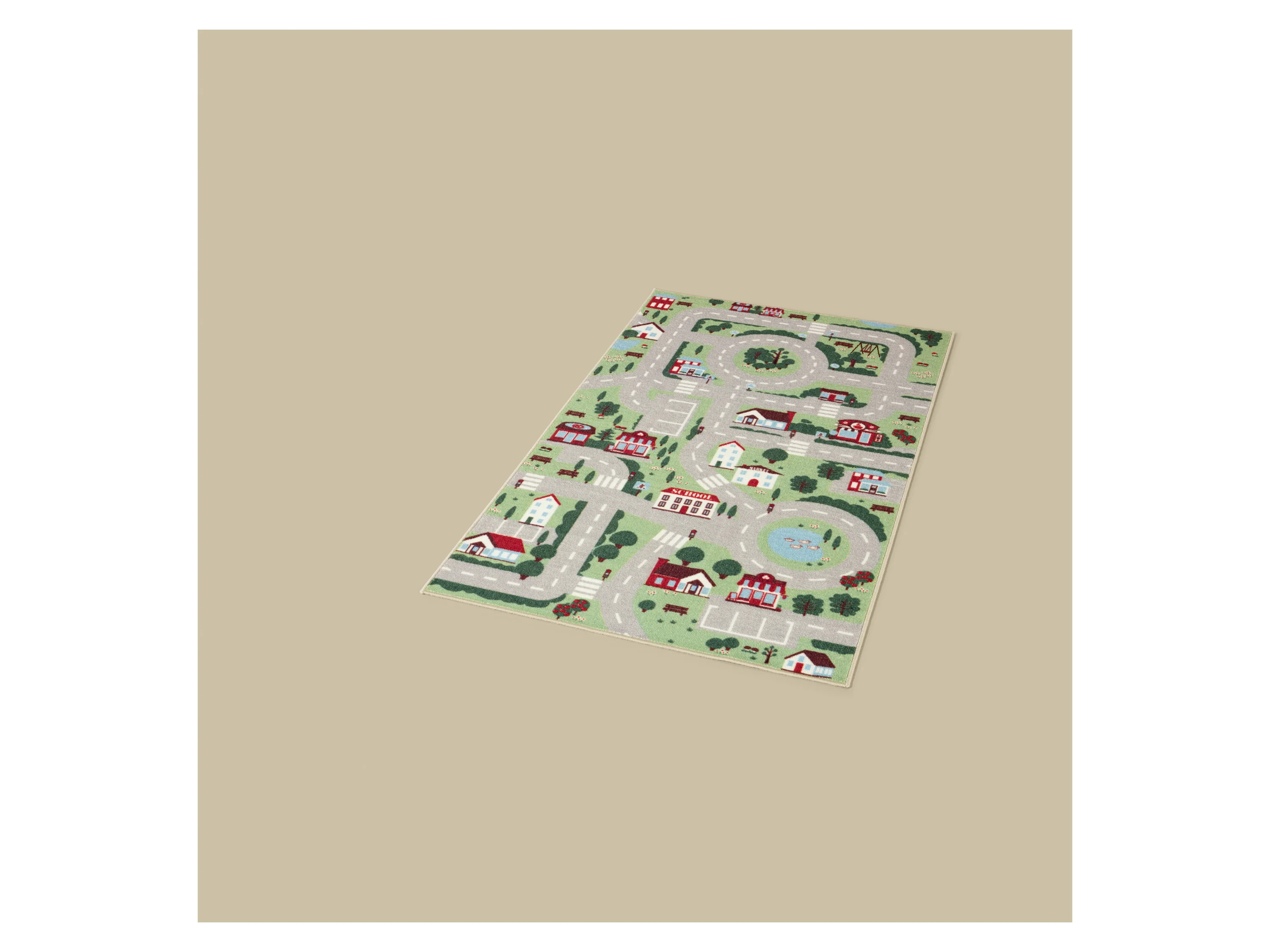 LIVARNO® Kinder Spielteppich, 75x133cm (Stadt) – Bild 2 von 4