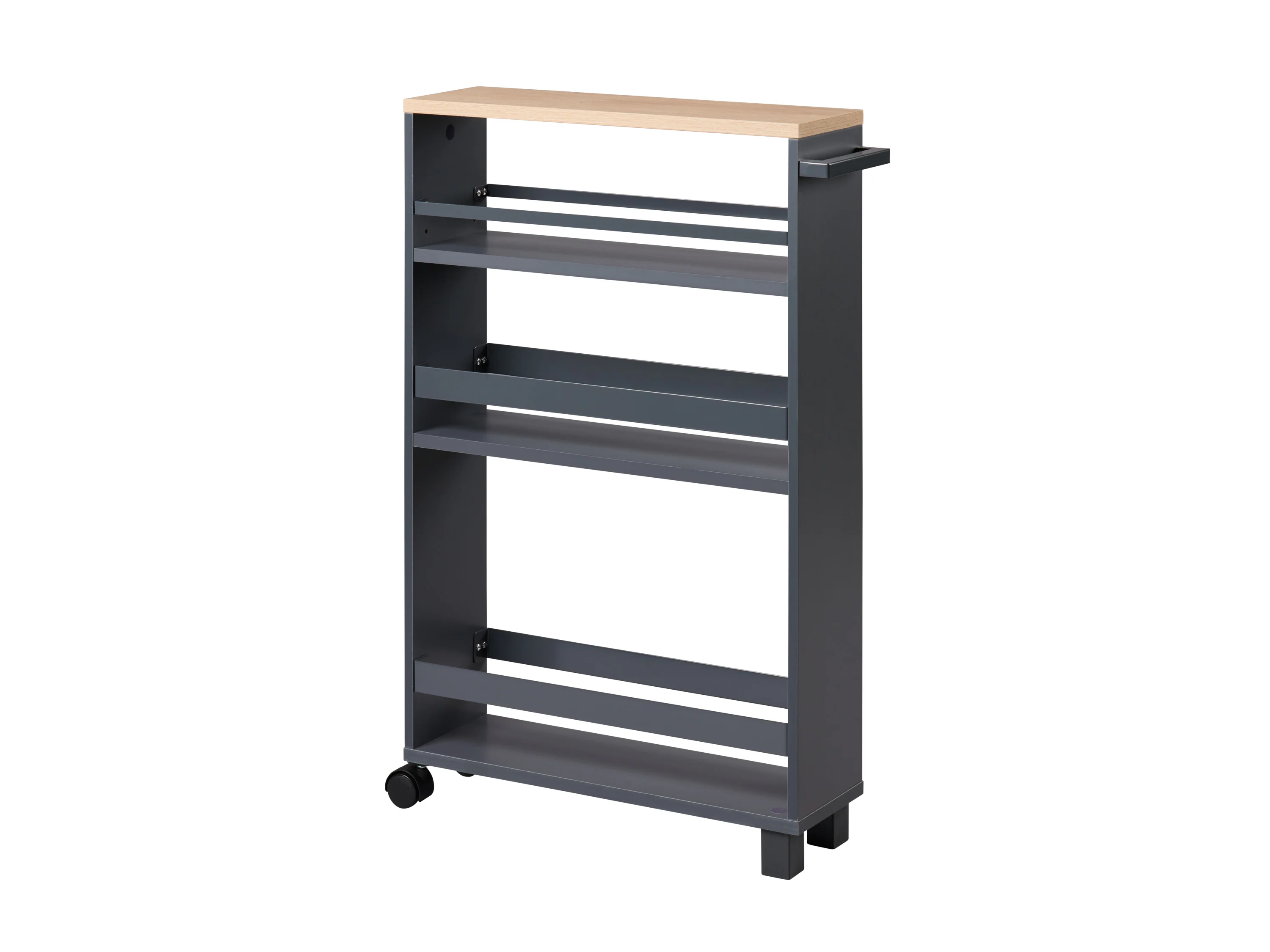 LIVARNO® Küchen-Nischenwagen, mit Rollen (Grau) – Bild 4 von 4