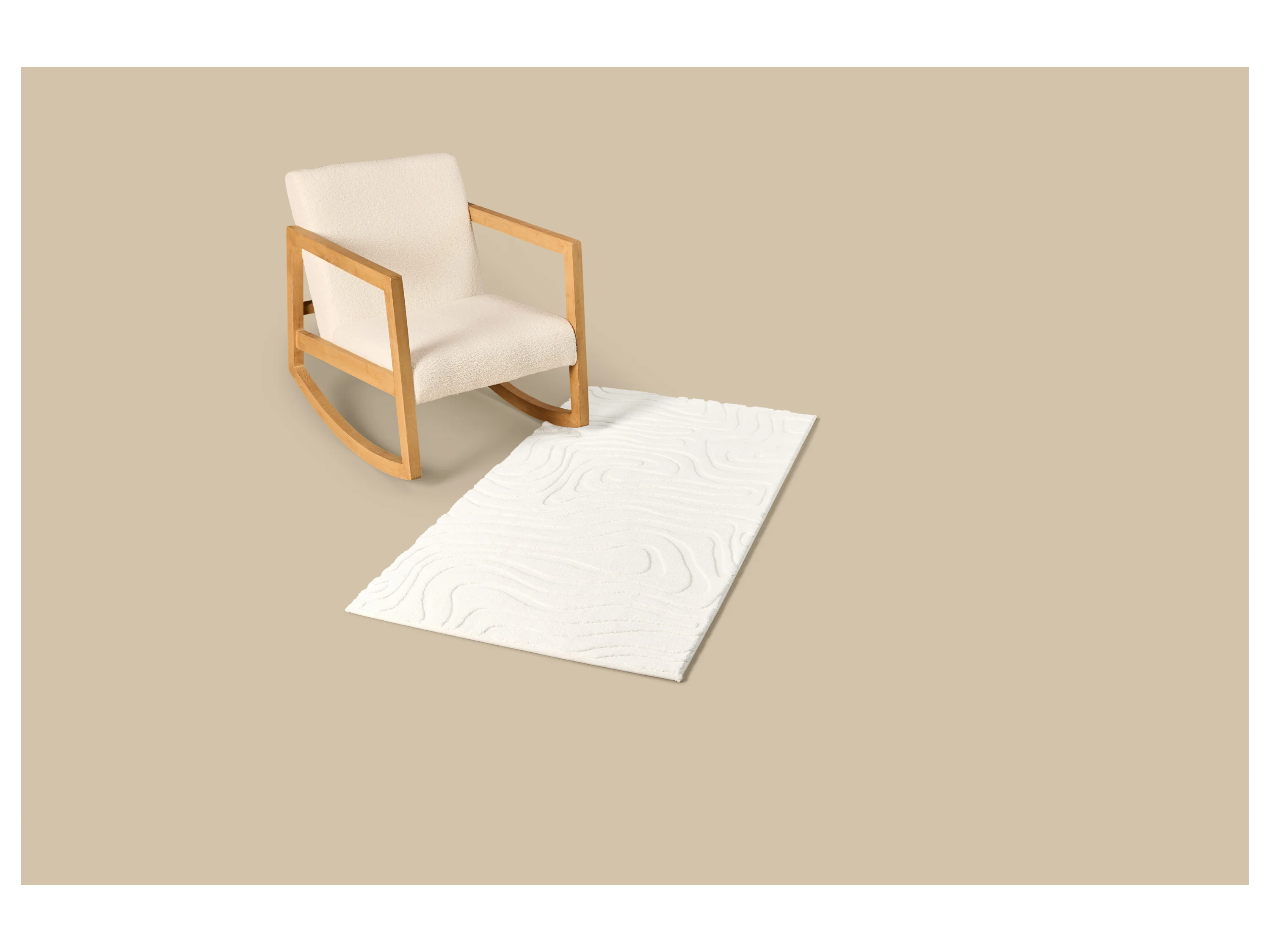 LIVARNO® Langflor-Teppich, 80 x 150 cm (Beige) – Bild 2 von 4