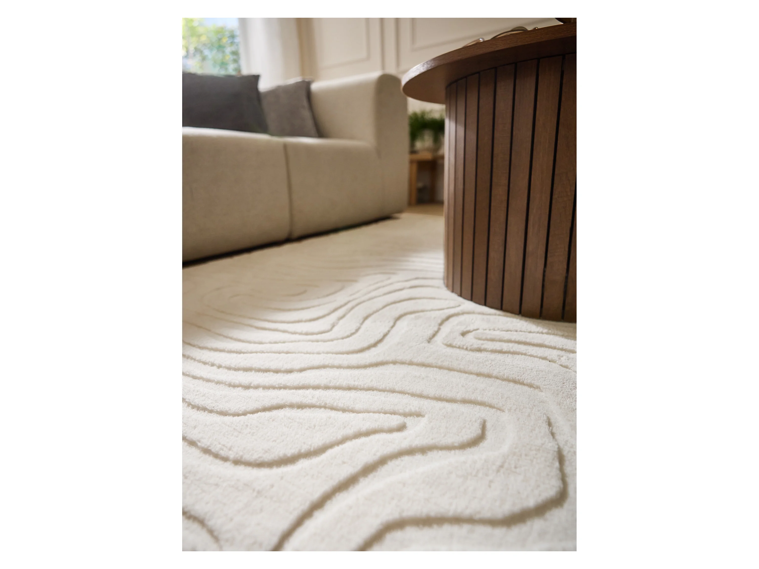 LIVARNO® Langflor-Teppich, 80 x 150 cm (Beige) – Bild 4 von 4