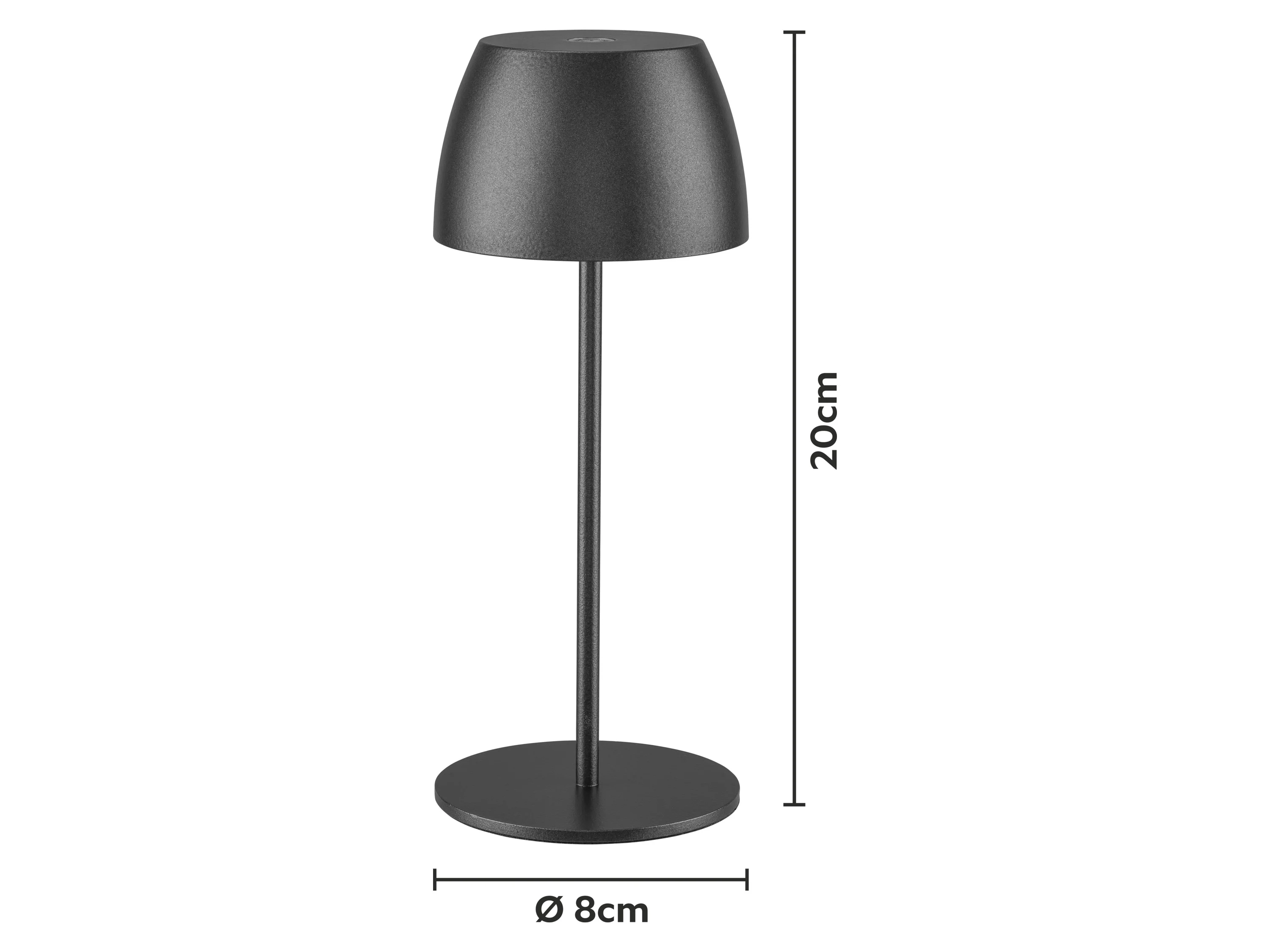 LIVARNO® LED-Akku-Tischleuchte (Anthrazit) – Bild 3 von 4