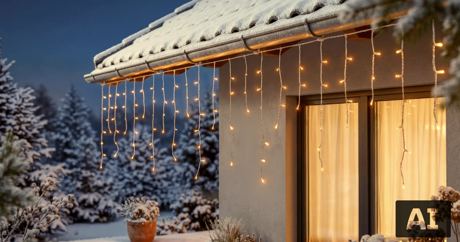 LIVARNO® LED-Lichtervorhang, 40 Stränge (Warmweiß) – Bild 2 von 4
