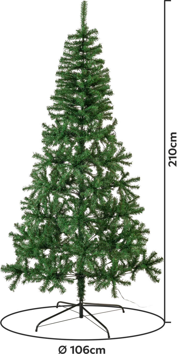 LIVARNO® LED-Weihnachtsbaum, H 210 – Bild 4 von 4