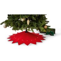 LIVARNO® LED-Weihnachtsbaumdecke, Ø 100 cm (Stern, Rot)