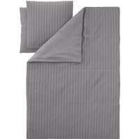 LIVARNO® Luxus Satin Bettwäsche, 200 x 220 cm (Grau)