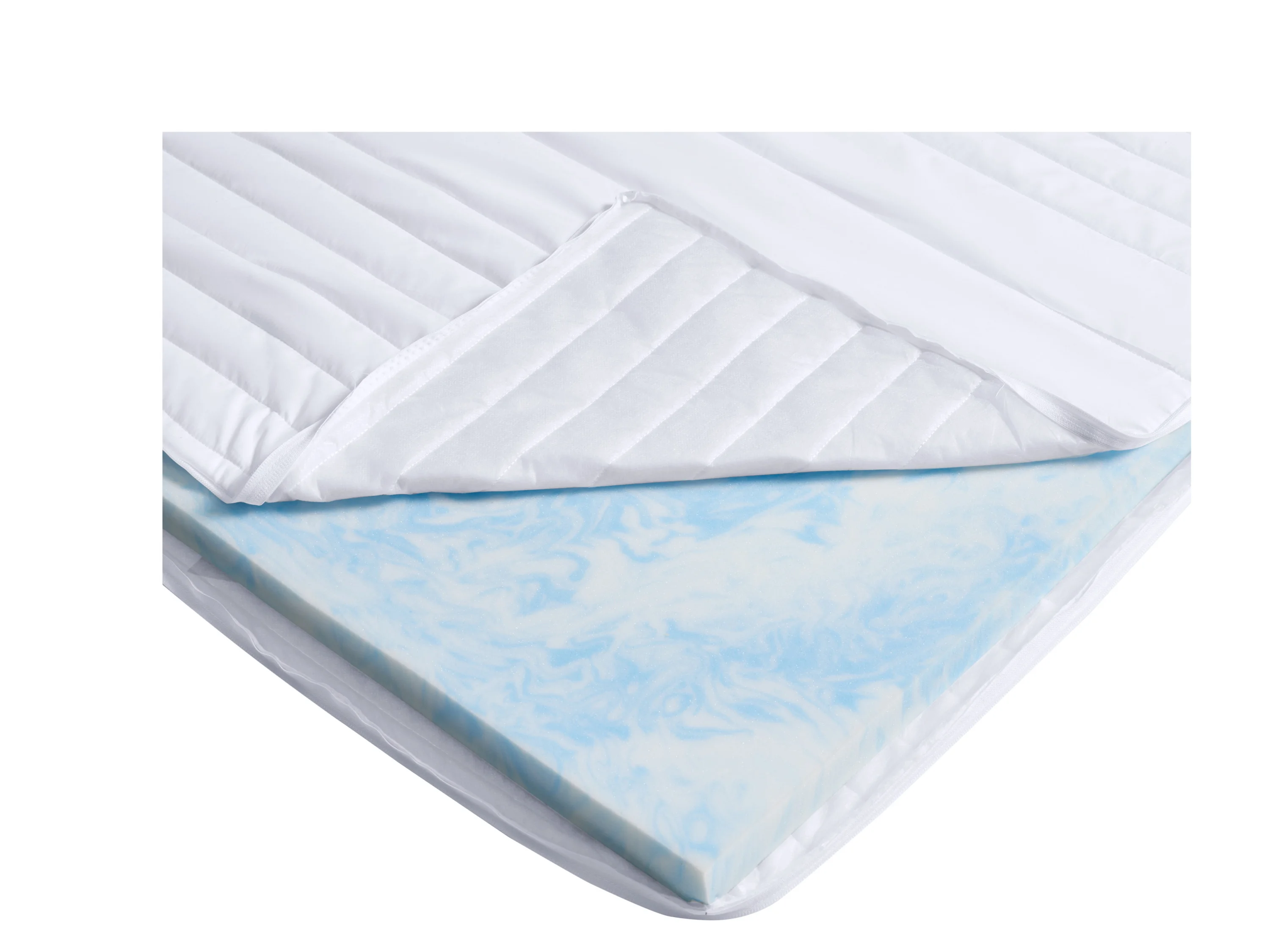 LIVARNO® Matratzentopper Gelschaum, 140 x 200 cm – Bild 4 von 4