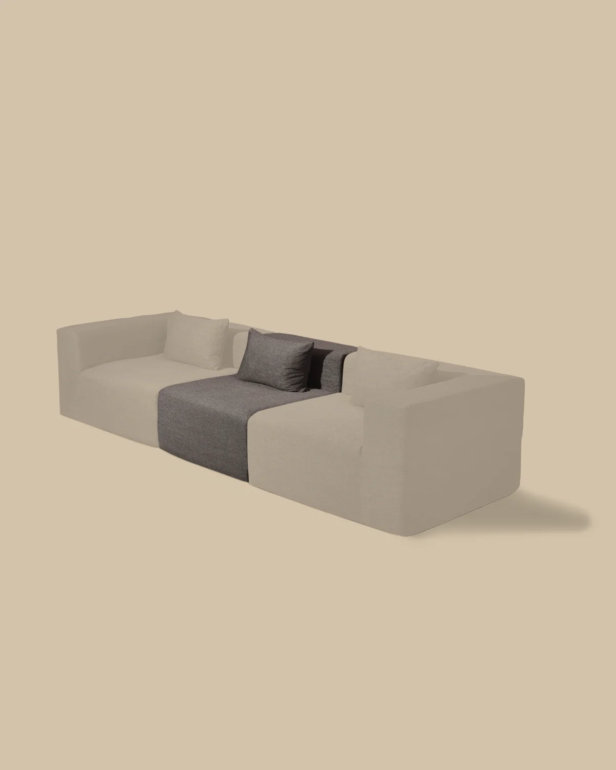 LIVARNO® Modulares Couch-Eckteil »Vacumo - mitte« – Bild 3 von 4