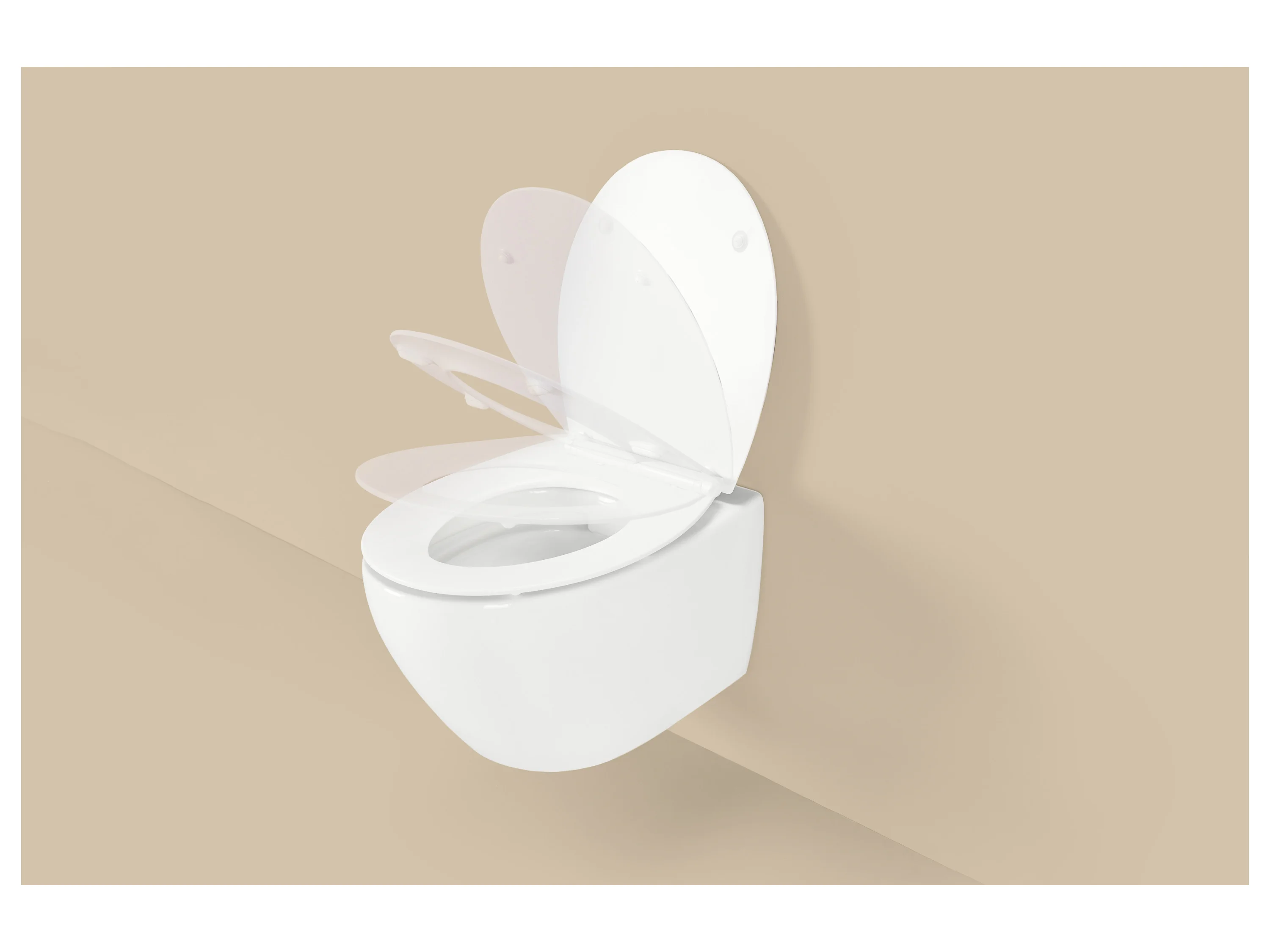 LIVARNO® Premium Duroplast-WC-Sitz (Steine) – Bild 3 von 3