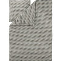 LIVARNO® Renforcé-Bettwäsche, 155 x 220 cm (beige/navy)