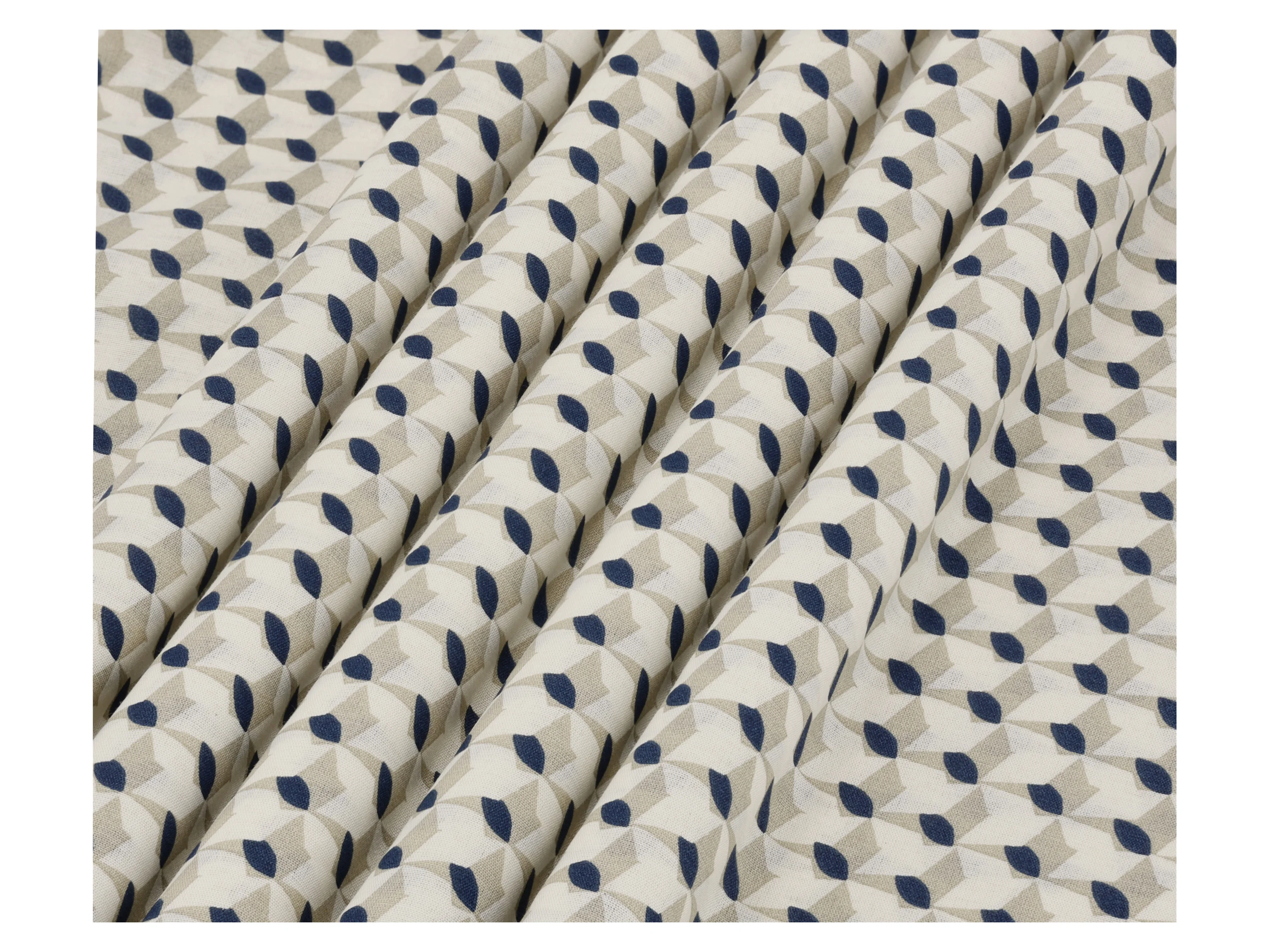 LIVARNO® Renforcé-Bettwäsche, 155 x 220 cm (beige/navy) – Bild 3 von 3