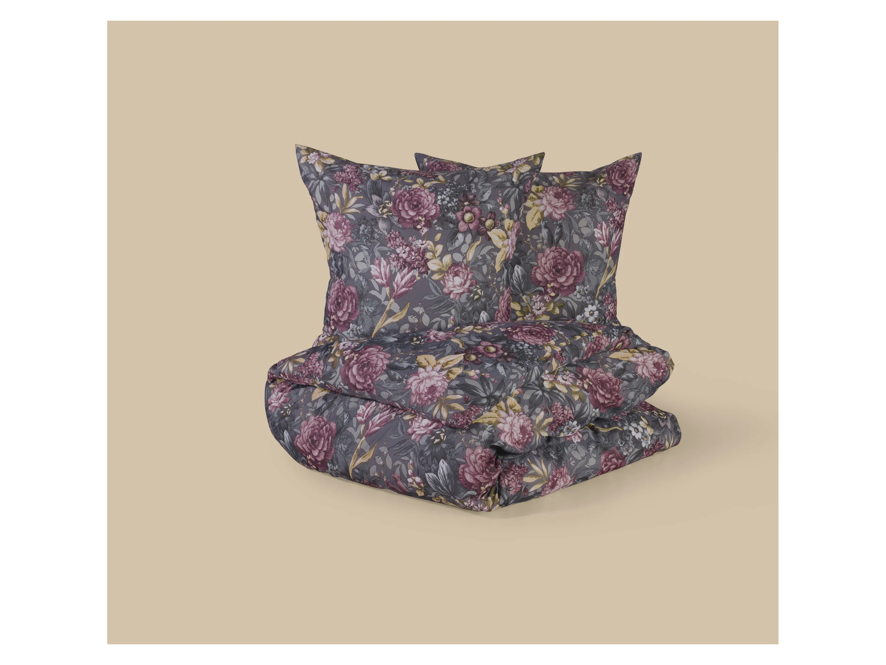 LIVARNO® Renforcé-Bettwäsche, 200 x 220 cm (Blumen) – Bild 2 von 3