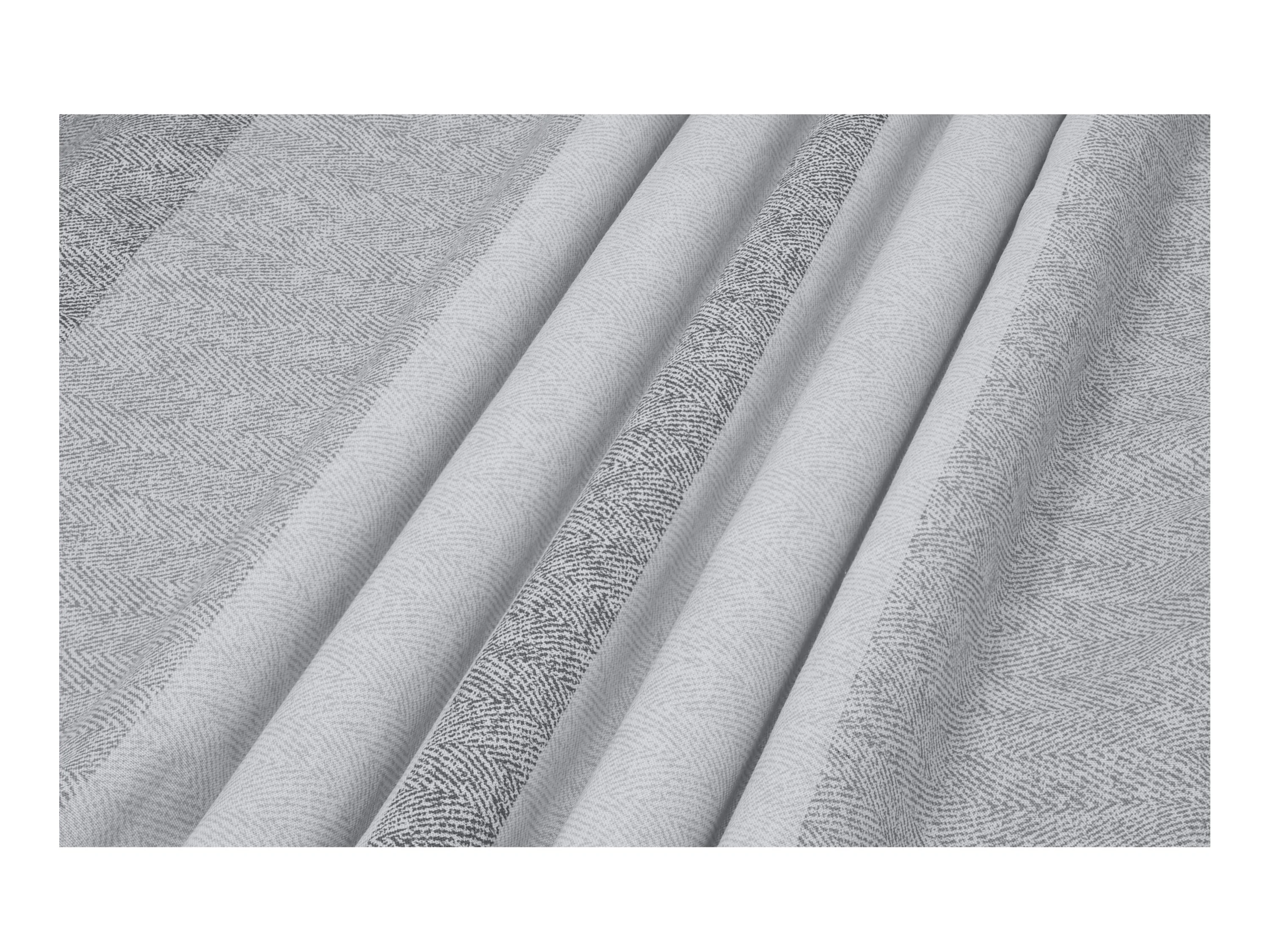 LIVARNO® Renforcé-Bettwäsche, 200 x 220 cm (Weiß/Grau) – Bild 3 von 3