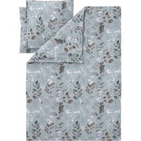 LIVARNO® Renforcé-Bettwäsche, 200 x 220 cm (Blau)