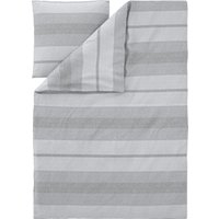 LIVARNO® Renforcé-Bettwäsche, 135 x 200 cm (Weiß/Grau)