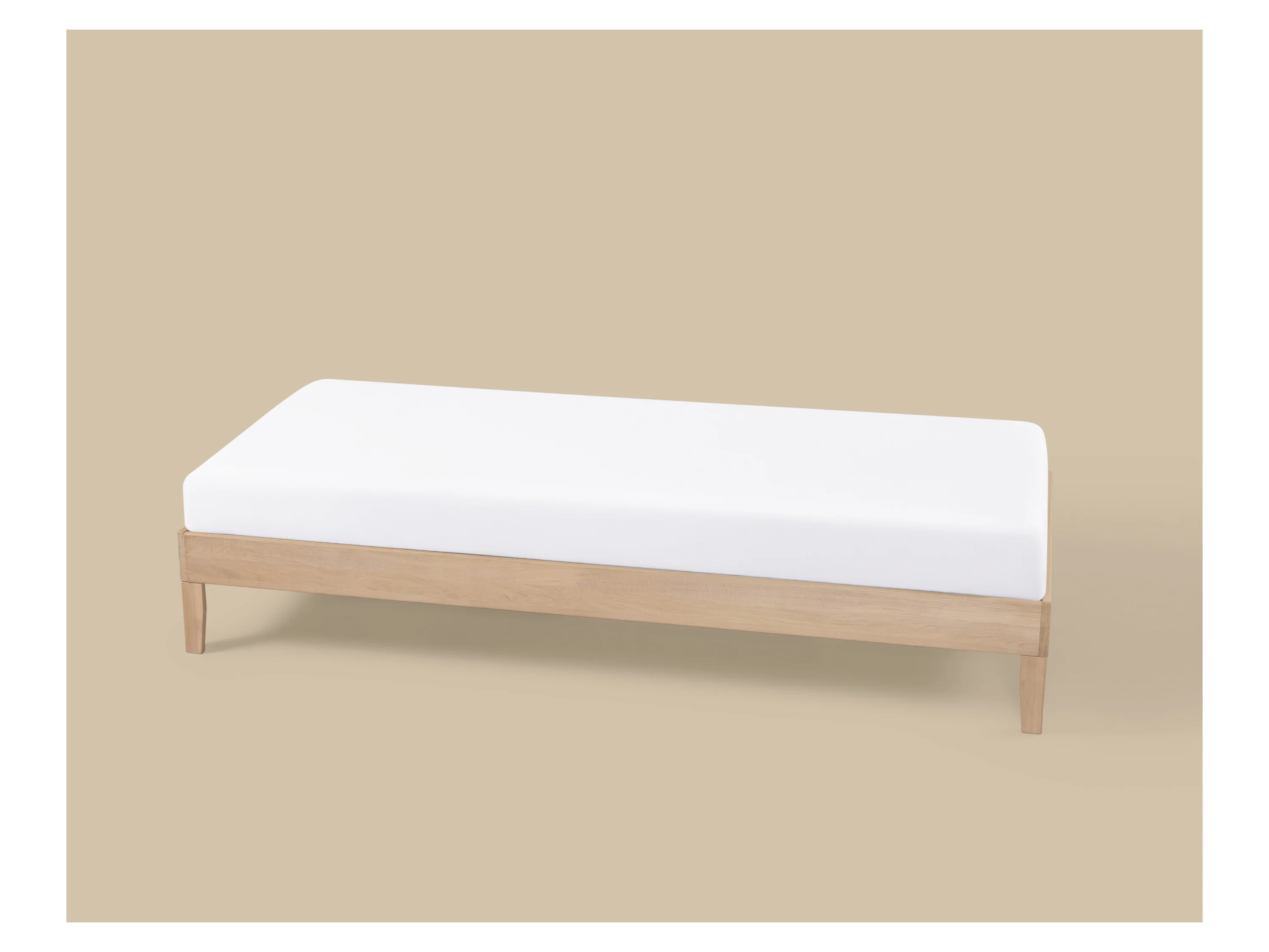 LIVARNO® Satin-Spannbettlaken, 90-100 x 200 cm (Weiß) – Bild 2 von 2