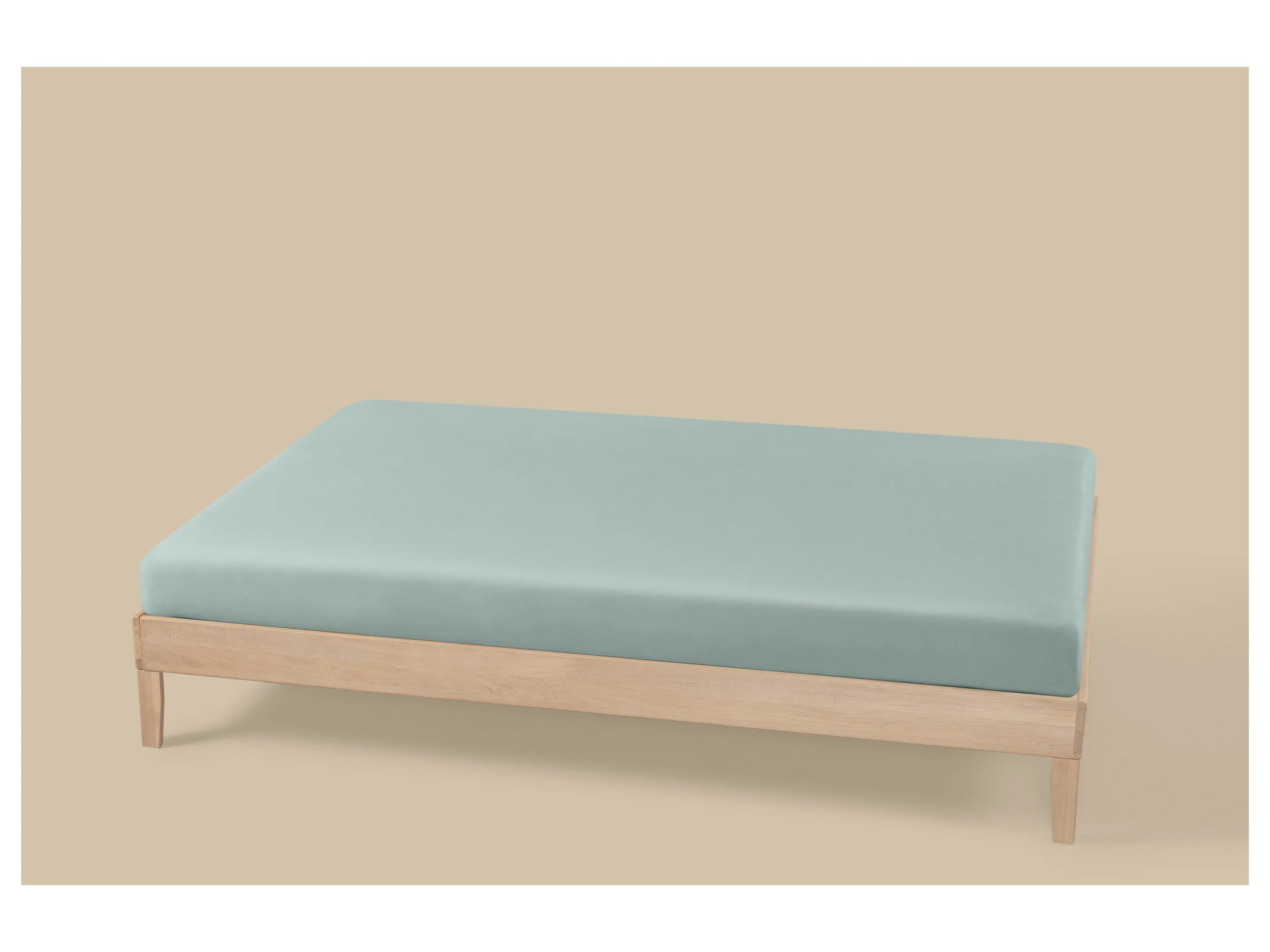 LIVARNO® Satin-Spannbettlaken, 140-160 x 200 cm (Grün) – Bild 2 von 2