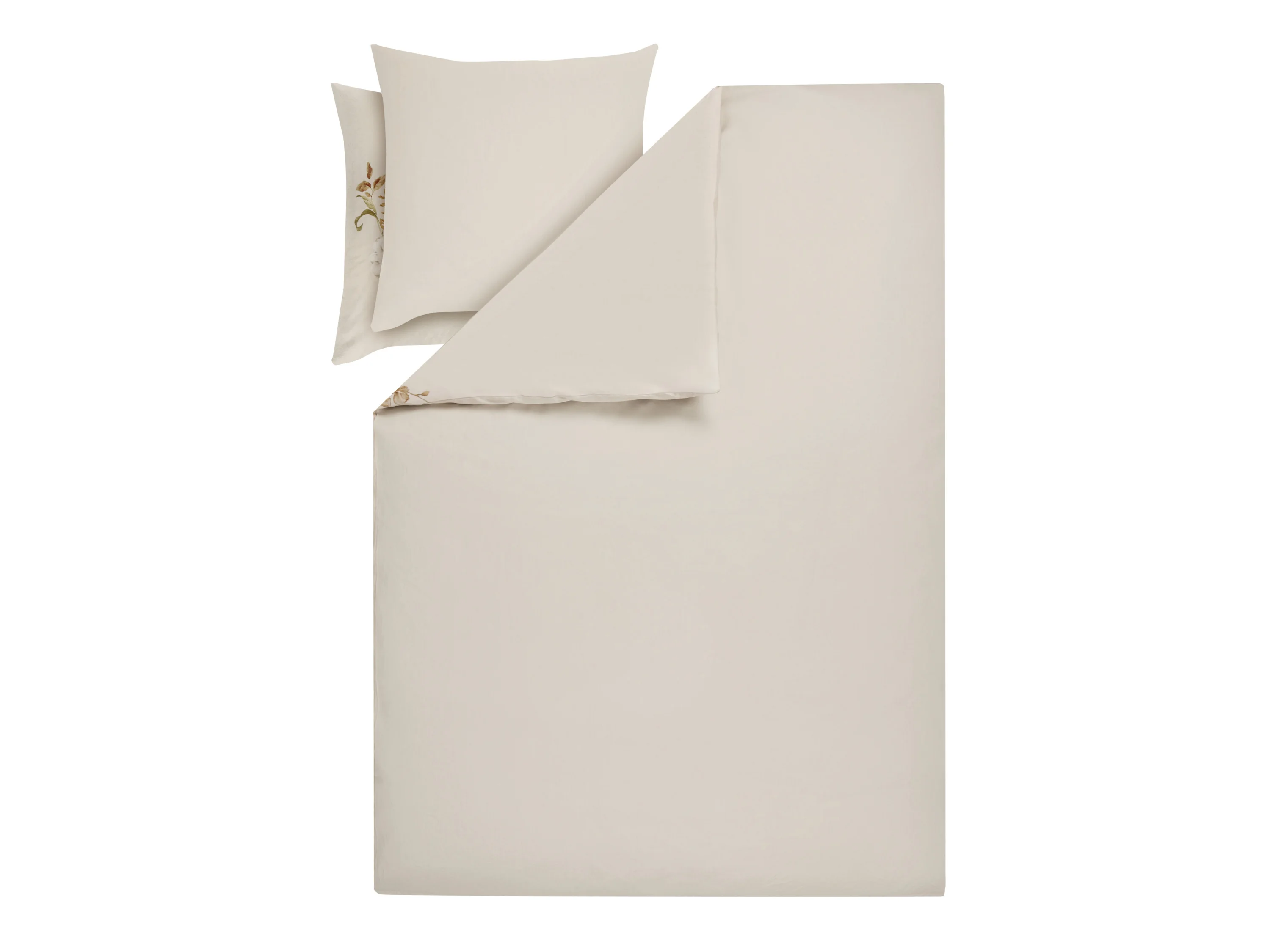 LIVARNO® Satin-Wendebettwäsche, 200 x 220 cm (Blumen) – Bild 2 von 4