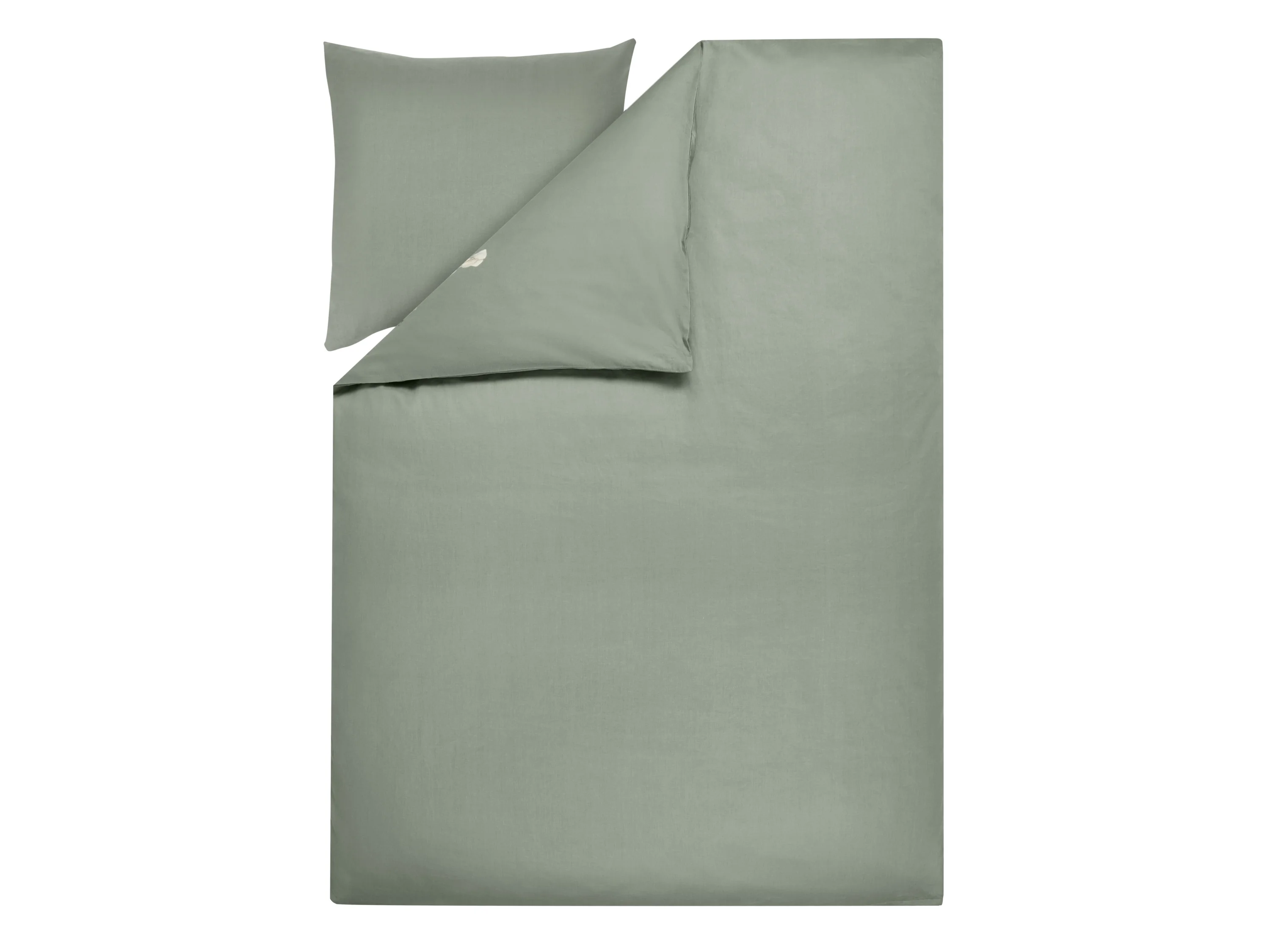 LIVARNO® Satin-Wendebettwäsche, 155 x 220 cm (Garten) – Bild 2 von 4