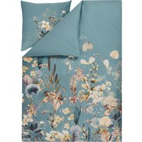 LIVARNO® Satin-Wendebettwäsche, 135 x 200 cm (Petrol)