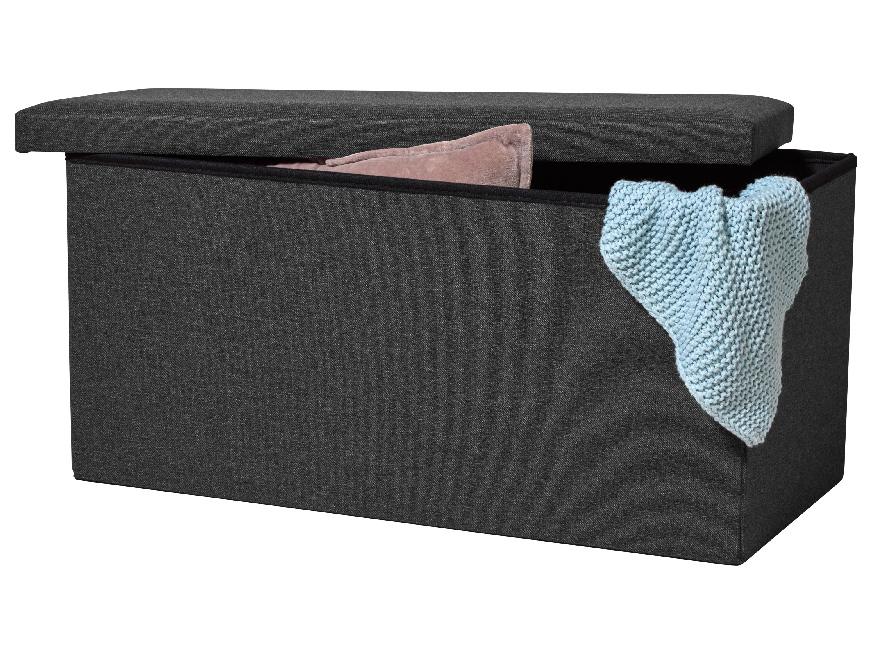 LIVARNO® Sitztruhe (Grau) – Bild 4 von 4