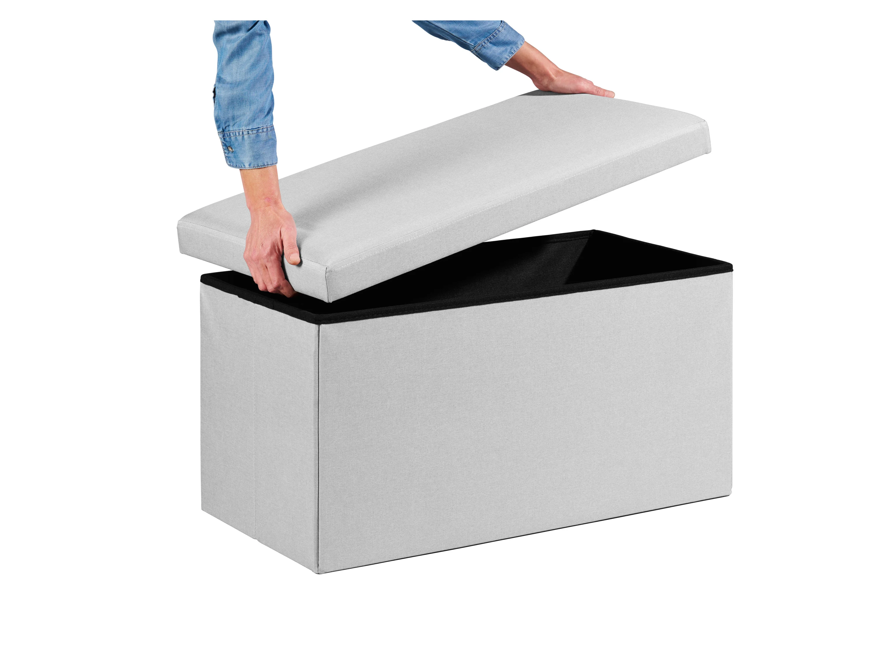 LIVARNO® Sitztruhe (Hellgrau) – Bild 4 von 4