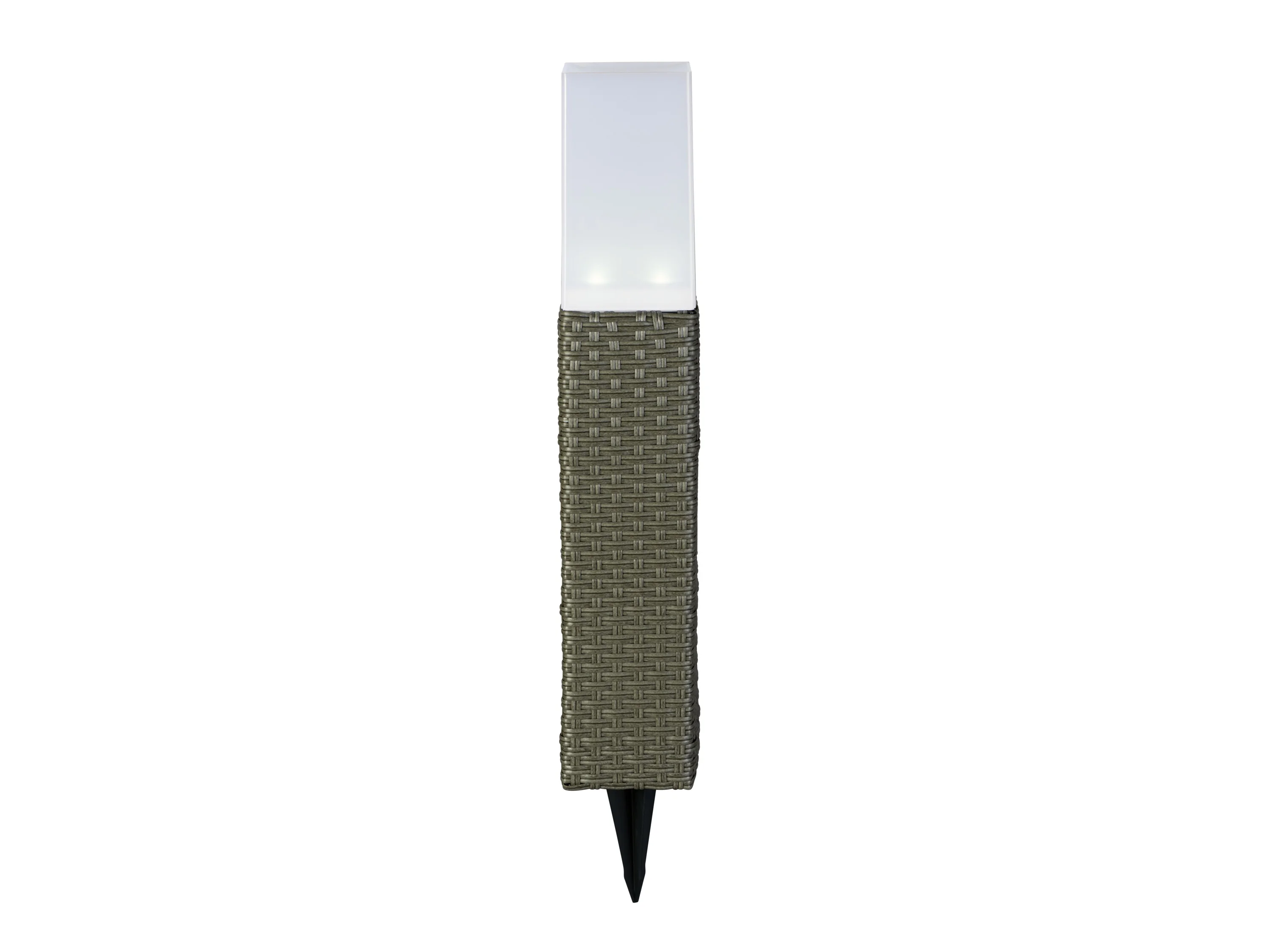 LIVARNO® Solarleuchte Rattan (Anthrazit) – Bild 4 von 4