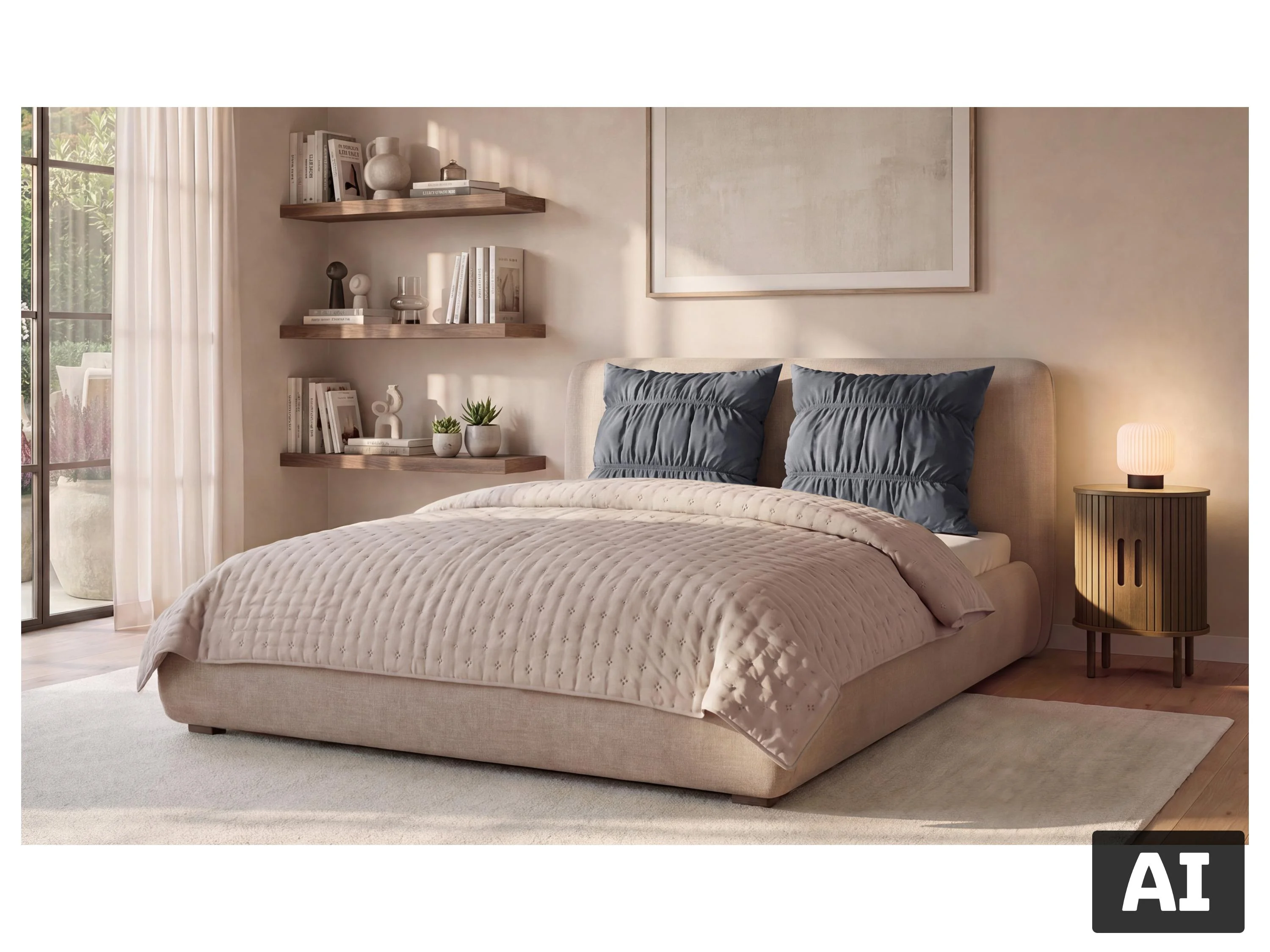 LIVARNO® Tagesdecke, 200 x 220 cm (Beige) – Bild 2 von 4
