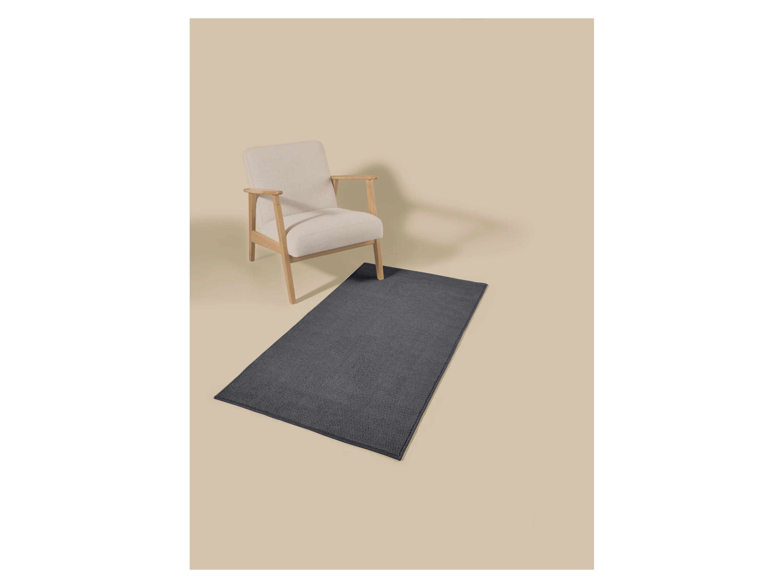 LIVARNO® Teppich, 80 x 150 cm (Grau) – Bild 3 von 3