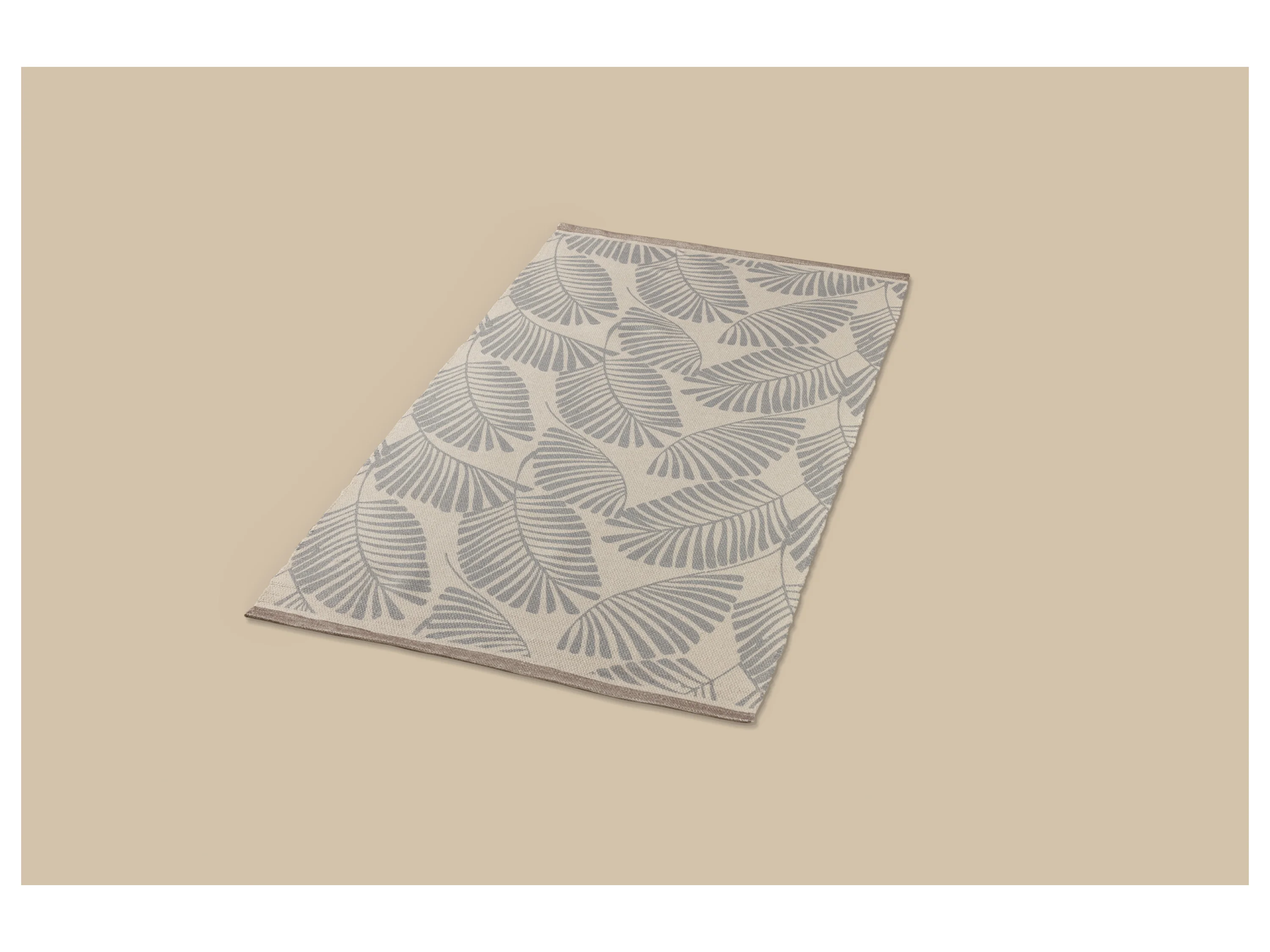 LIVARNO® Teppich, 80 x 150 cm (Blätter) – Bild 2 von 4