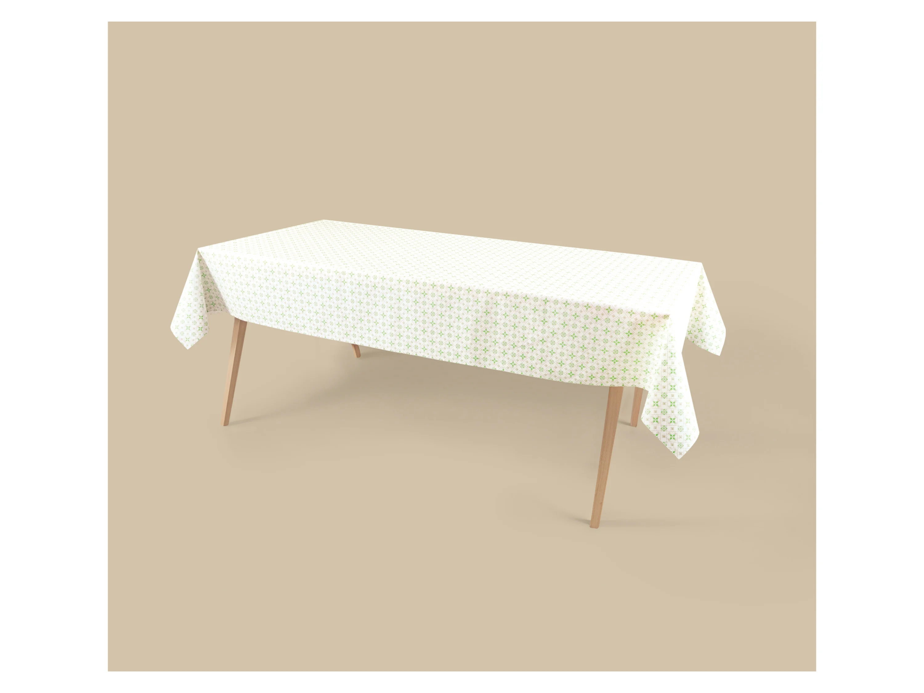LIVARNO® Tischdecke, 130 x 240 cm (Gemustert/weiß) – Bild 2 von 4