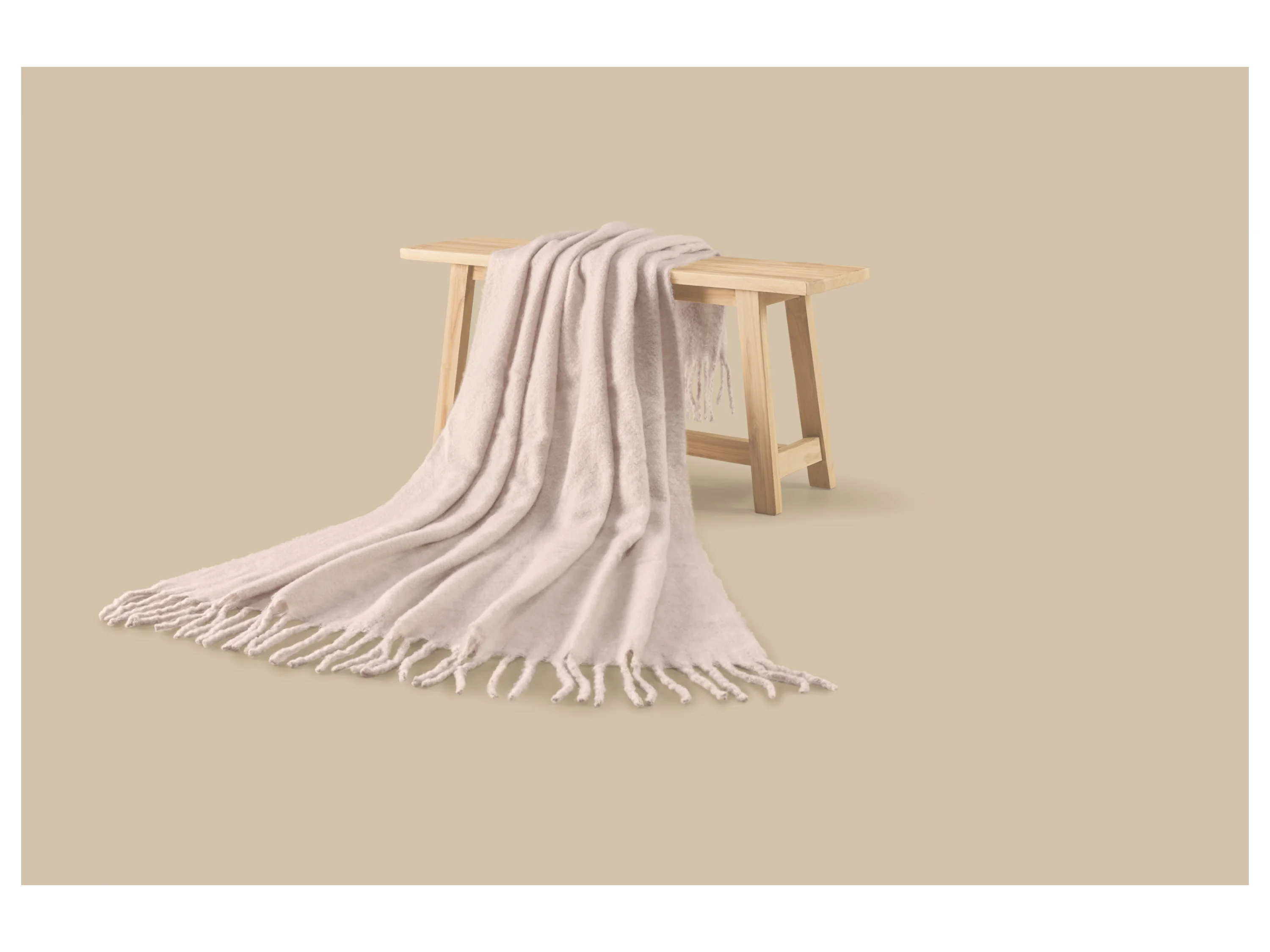 LIVARNO® Wohndecke, 130 x 170 cm (Beige) – Bild 2 von 4