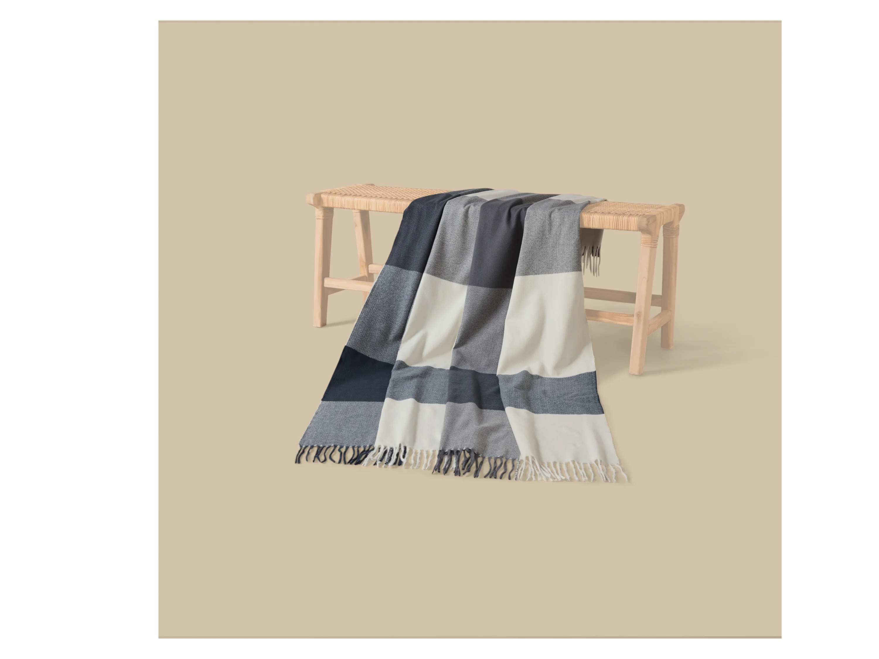 LIVARNO® Wohndecke, 130 x 170 cm (Grau) – Bild 3 von 4