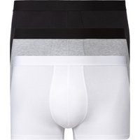 LIVERGY® Herren Boxer, 3 Paar (schwarz/grau/weiß, 8/XXL)