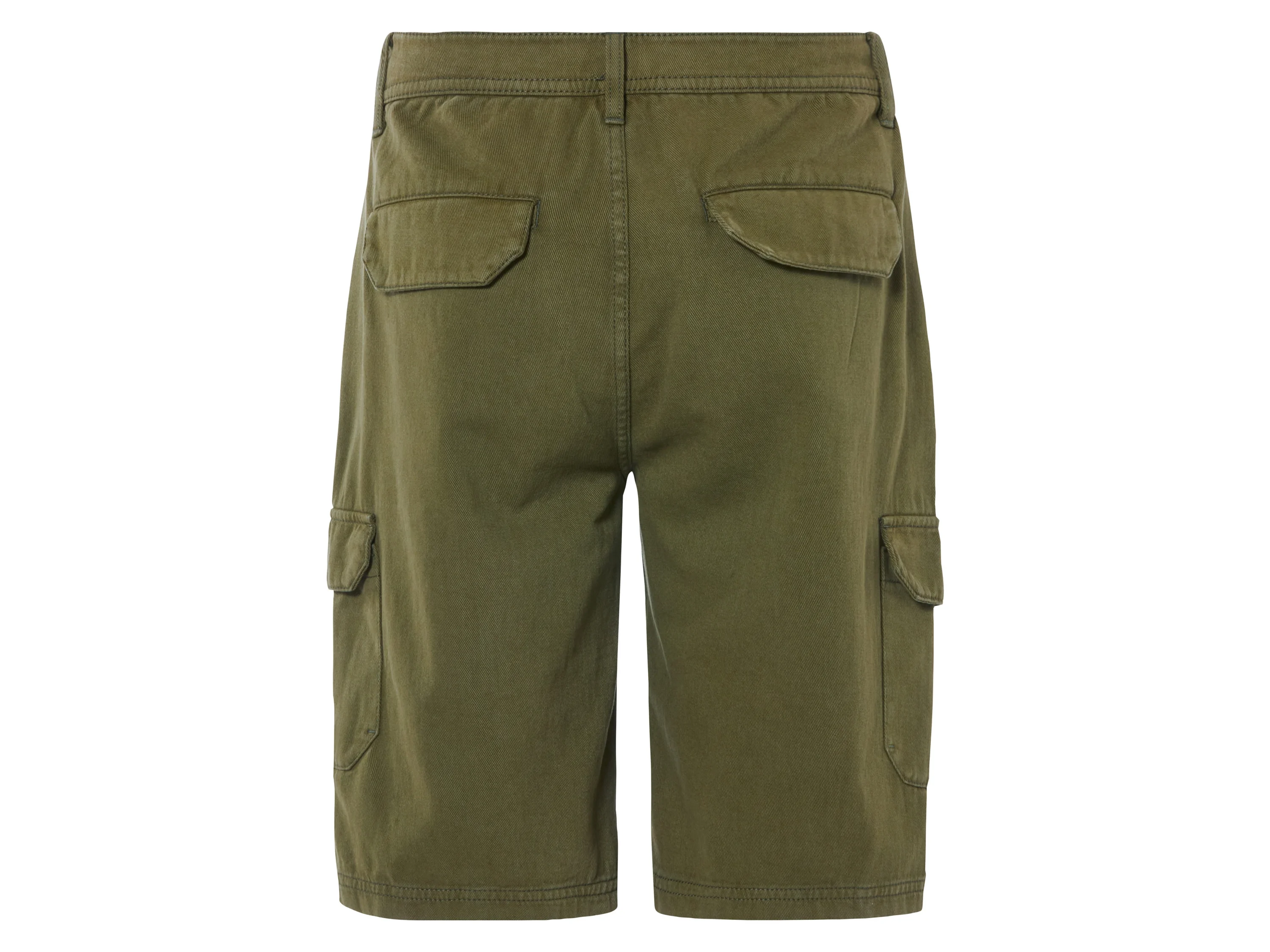 LIVERGY® Herren Cargo Bermuda (Olive, 56) – Bild 3 von 4