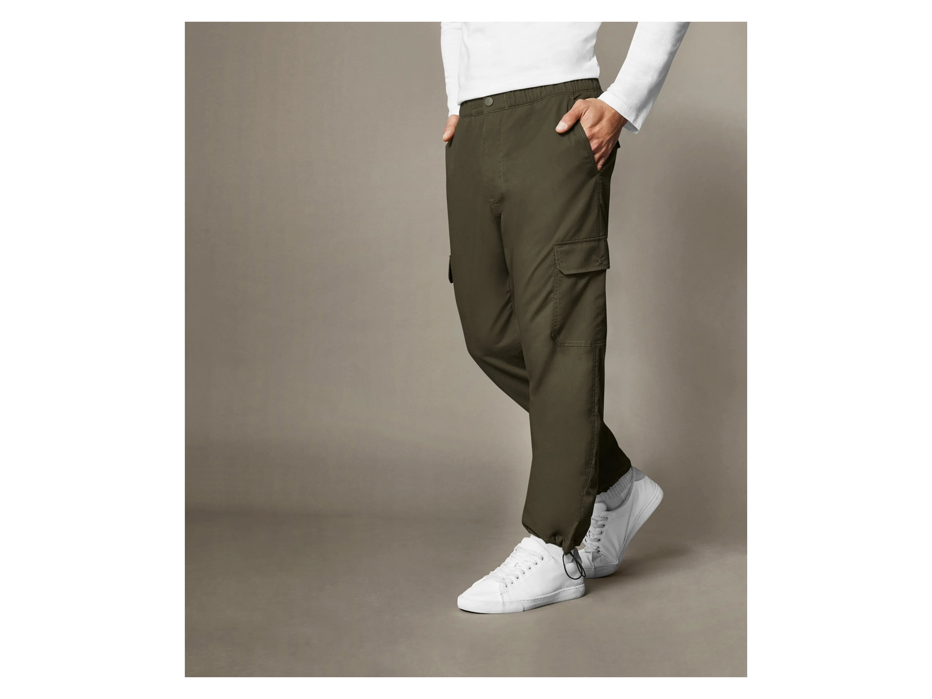 LIVERGY® Herren Cargo Thermo (Grün, L(52/54)) – Bild 2 von 4