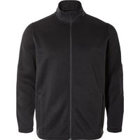 LIVERGY® Herren Jacke Strickfleece (Schwarz, XXL(60/62))