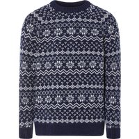 LIVERGY® Herren Pullover Weihachten (Blau, L (52/54))