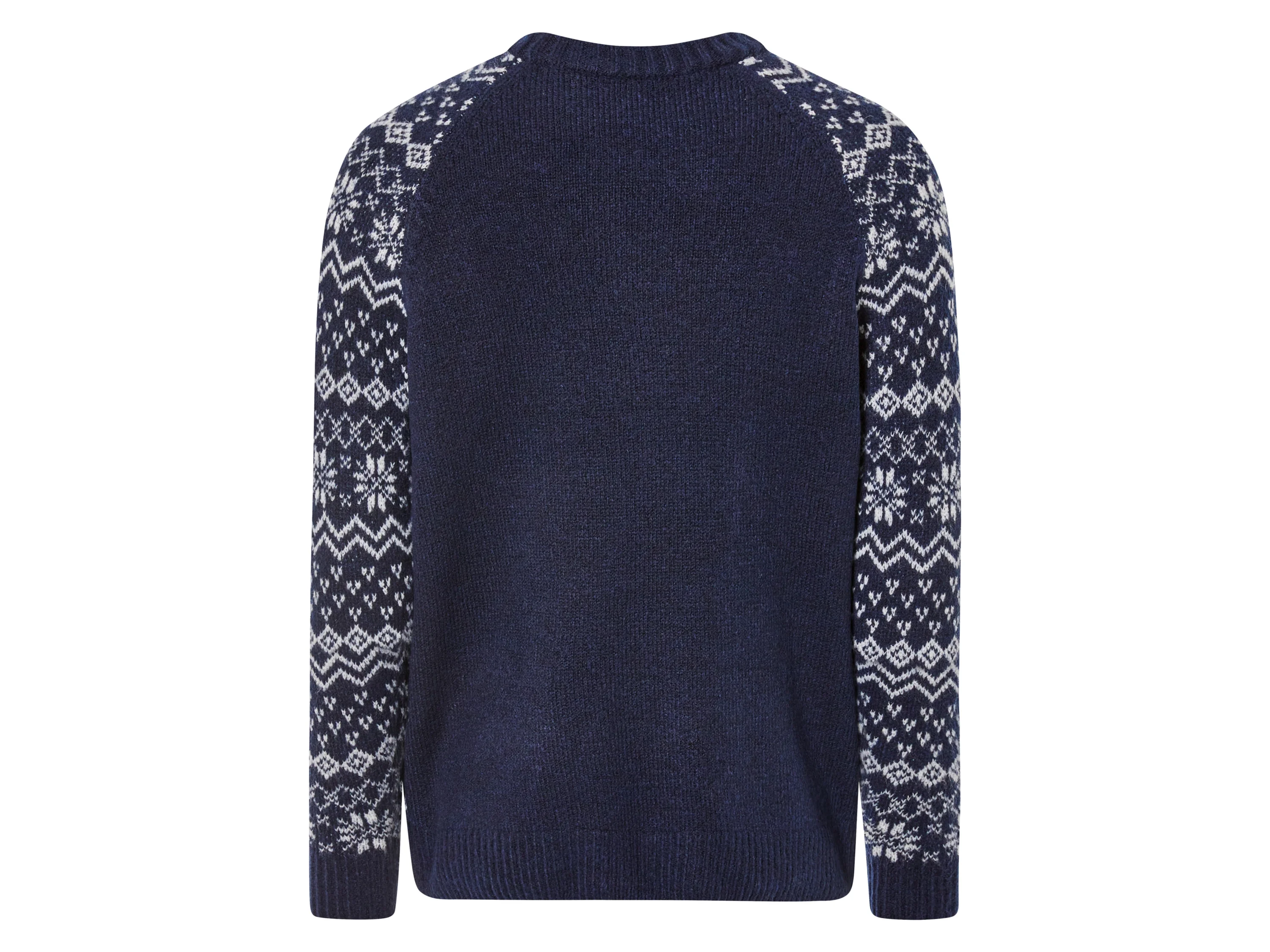 LIVERGY® Herren Pullover Weihachten (Blau, L (52/54)) – Bild 3 von 3