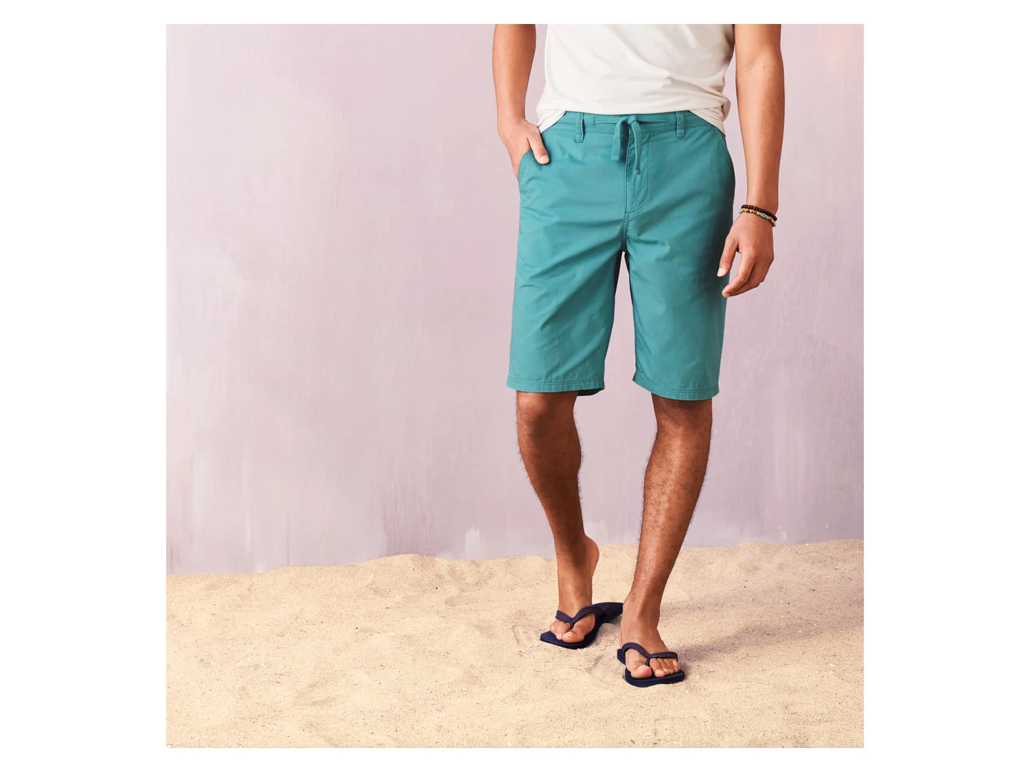 LIVERGY® Herren Shorts (Türkis, 58) – Bild 2 von 4