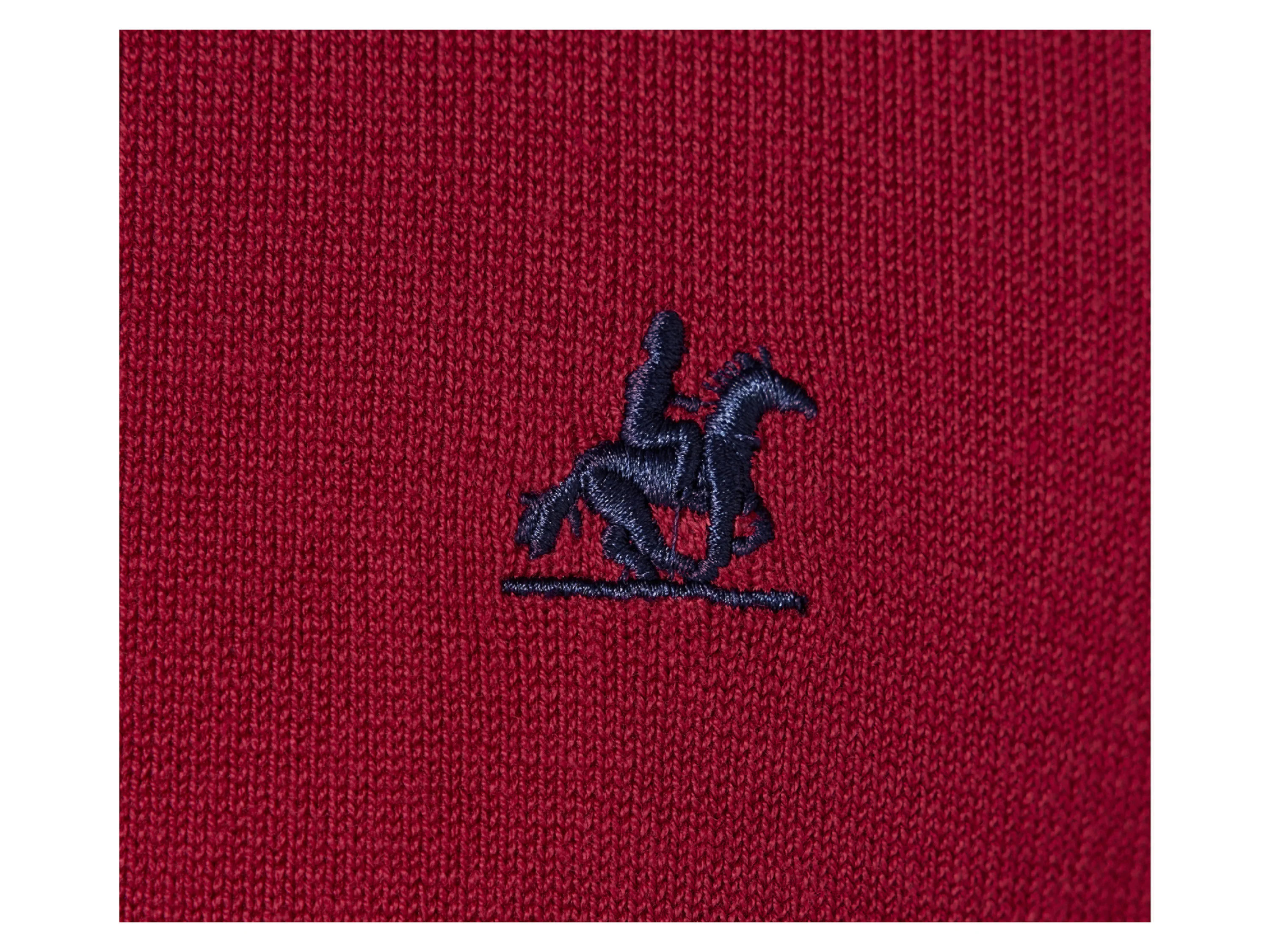 LIVERGY® Herren Troyer Strick (Rot, S (44/46)) – Bild 4 von 4