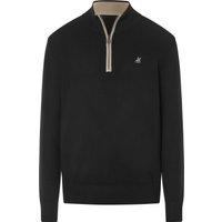 LIVERGY® Herren Troyer Strick (Schwarz, S (44/46))