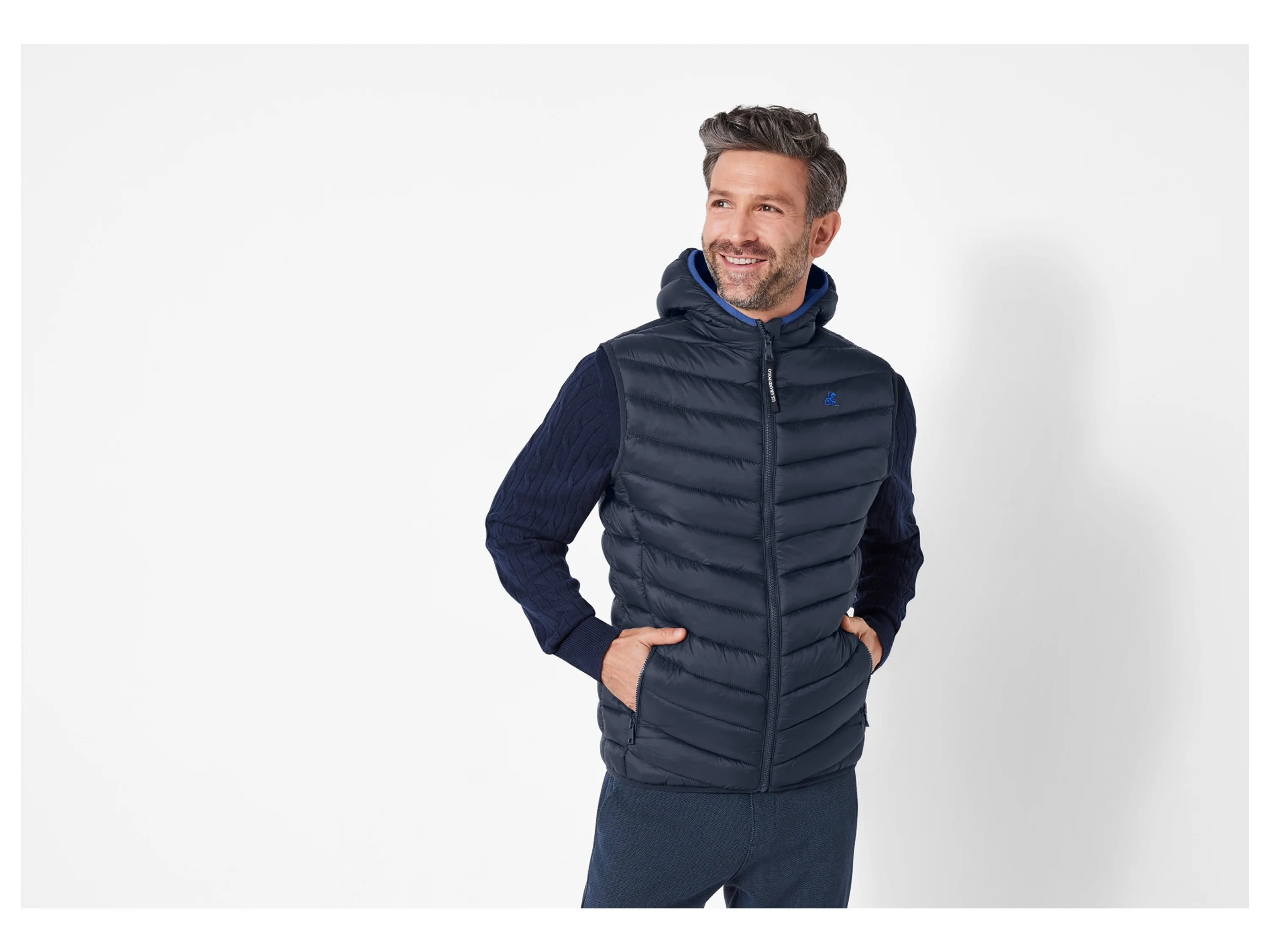 LIVERGY® Herren Weste (Navy, M (48/50)) – Bild 2 von 4