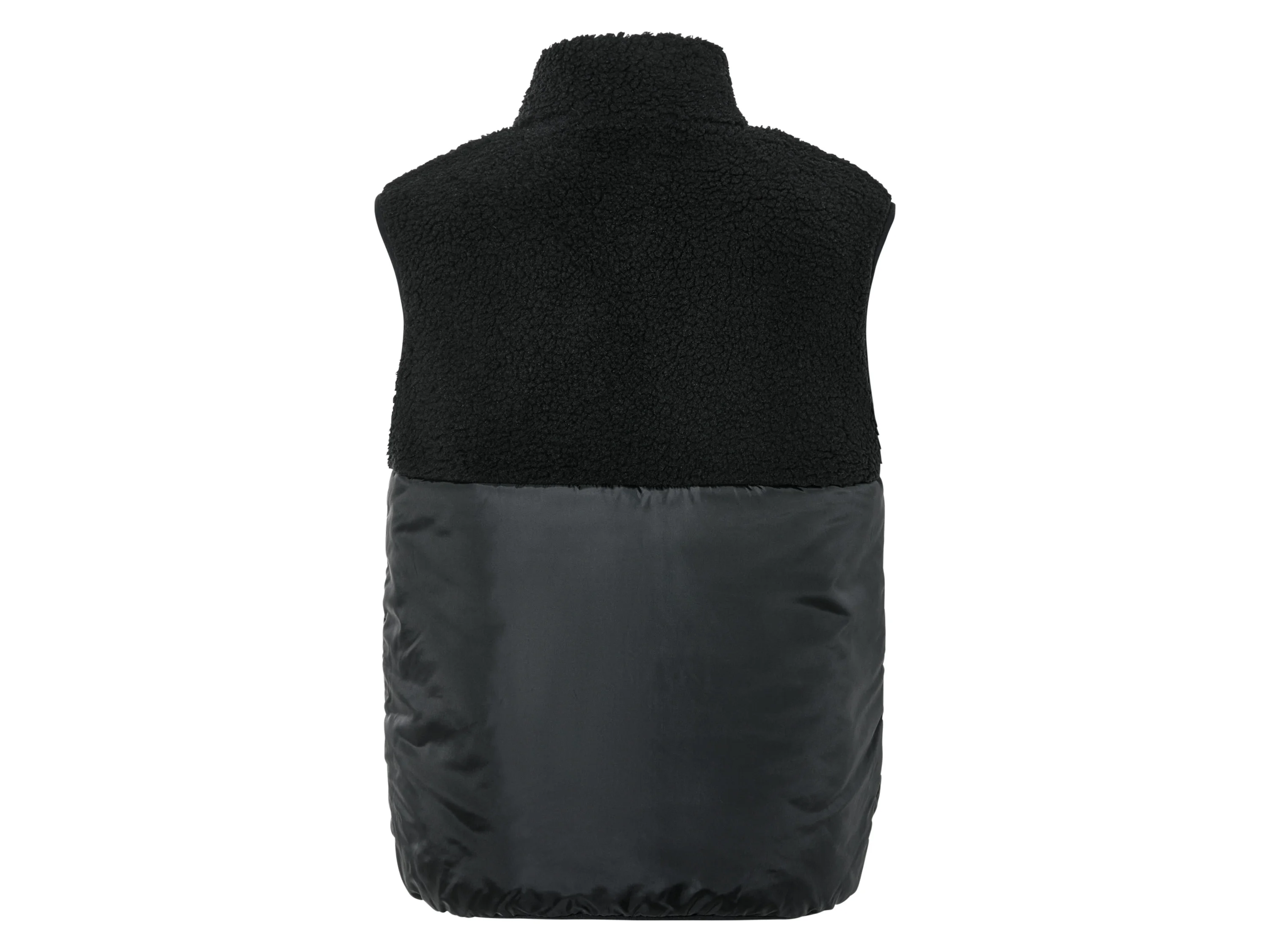 LIVERGY® Herren Weste Teddyfell (Schwarz, S(44/46)) – Bild 3 von 4