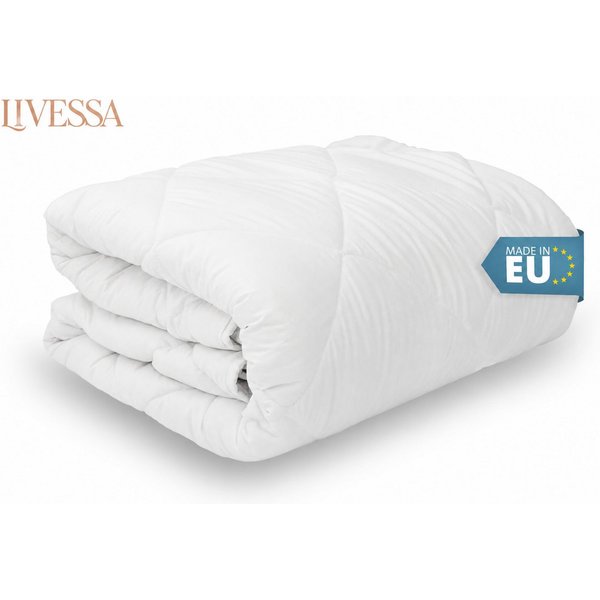 livessa Microfaserbettdecke Bettdecke Steppdecke Steppbett Ganzjahresdecke 4 Jahreszeiten, Füllung: Hohlfaserfüllung 300g/m², Bezug: Mikrofaser, Leicht, formsta
