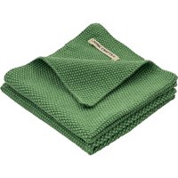 Living Crafts 2er-Pack Spüllappen 'Juno', green