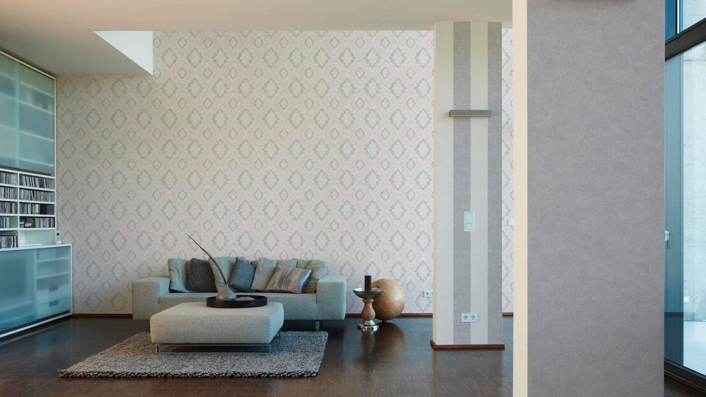 living walls Vliestapete Memory, leicht strukturiert, gestreift, Streifen, mehrfarbig, Landhaus Tapete Streifen Tapeten Wohnzimmer Schlafzimmer Küche Design – Bild 2 von 5