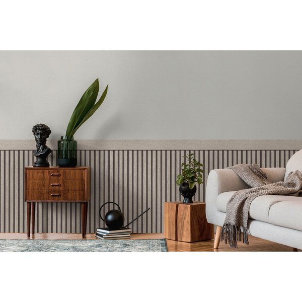 living walls Vliestapete Wallpanel Tapete Wandpaneele Mustertapete Holzpaneele Natur, strukturiert, matt, (1 St), Vliestapete Holz-Optik für Schlafzimmer Küche 