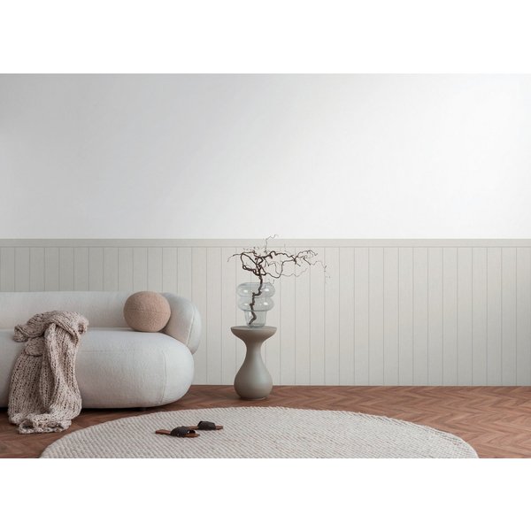 living walls Vliestapete Wallpanel Tapete Wandpaneele Mustertapete Holzpaneele Natur, strukturiert, matt, (1 St), Vliestapete Holz-Optik für Schlafzimmer Küche 