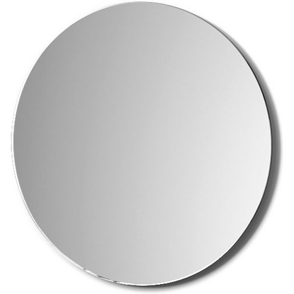 Livinity® Badspiegel Marano, Sonoma/Weiß/Weiß, 60 x 60 cm Rund (1-St)